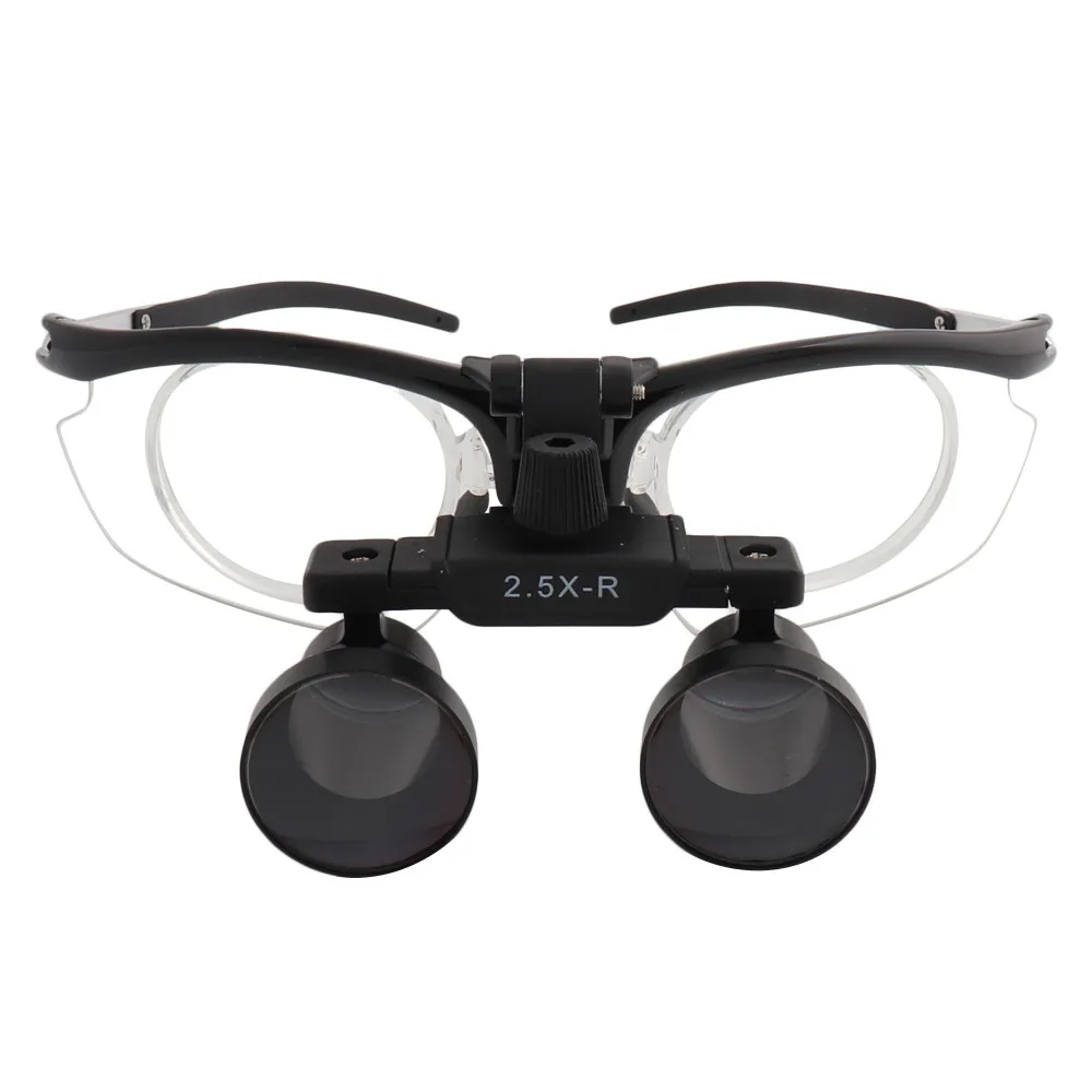 

550 x-мм стоматологические лупы лабораторная медицинская фотолаборатория увеличительное бинокль рабочее расстояние металлическая рамка тканевый чехол