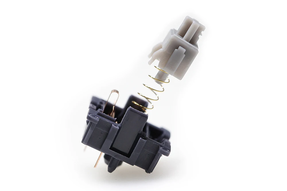 Emogogo Prata Cinza No1 Pré Interruptor Tátil 5pin Rgb Smd 62g mx Interruptor para Teclado Mecânico 50m Pom Náilon Banhado a Ouro Primavera - Imagem 2