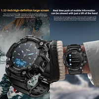 LOKMAT ATTACK-GT Upgrade Sport Smart Watch Waterproof Bluetooth Calls Rugged Smartwatches Flashlight Fitness Tracker for Phone - Image 3