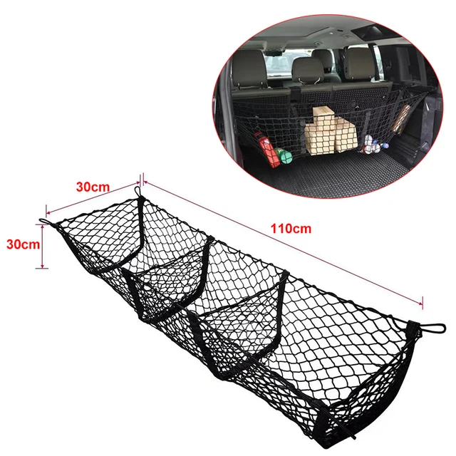 Auto Kofferraum Netz Tasche drei Gitter Gepäck drei dimensionale Netz  Tasche Pickup LKW Auto Kofferraum Netz Tasche für Autozubehör Universal -  AliExpress