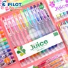 6/12 Colored Japan PILOT Juice Gel Pen 0.38/0.5/0.7mm Handheld Stylo Smooth Writing Colorful Signature ручка aesthetic papeleria 2