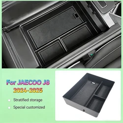 Premium Car Armrest Storage Box Center Console Organizer - Interior Decoration Accessory (Black)