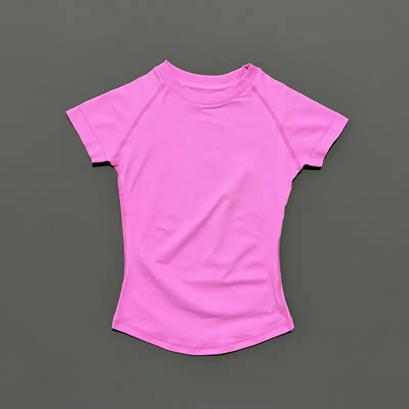HISTELLO Sport Short Sleeve Top Seamless Yoga Leotard Clothing Women Running Sports T Shirt Workout Shirts Fitness Sports Vest - Image 17