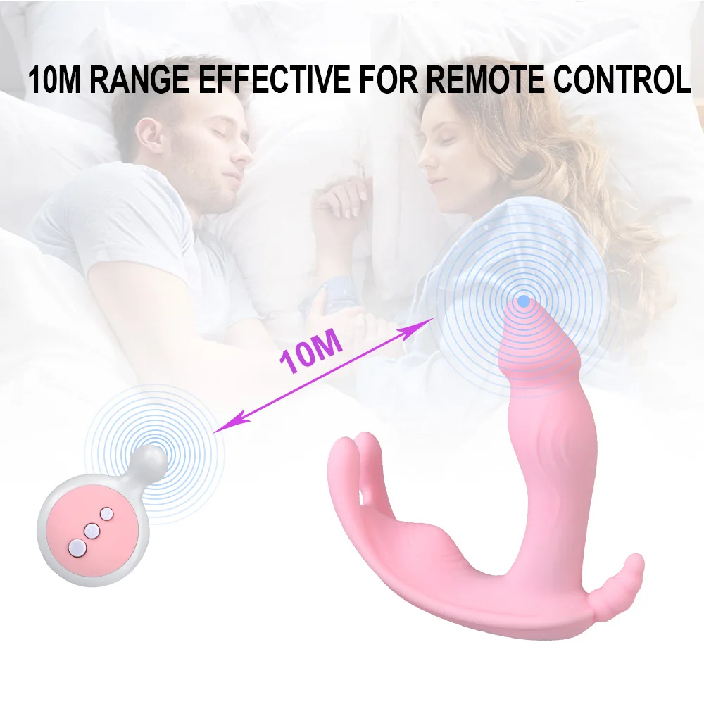 Wireless Remote Clitoris Stimulator G-spot Wearable Vibrator_voghion.com