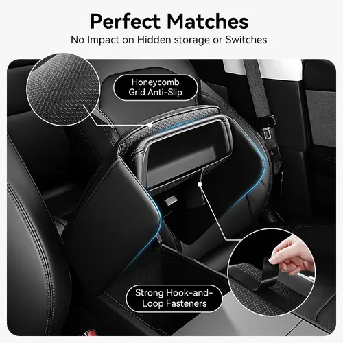 YZ For Tesla Model 3 Y YL Juniper Highland Armrest Pad Soft Case Center Console Box Cover Aanti-scratch 2026 Accessories - Image 3