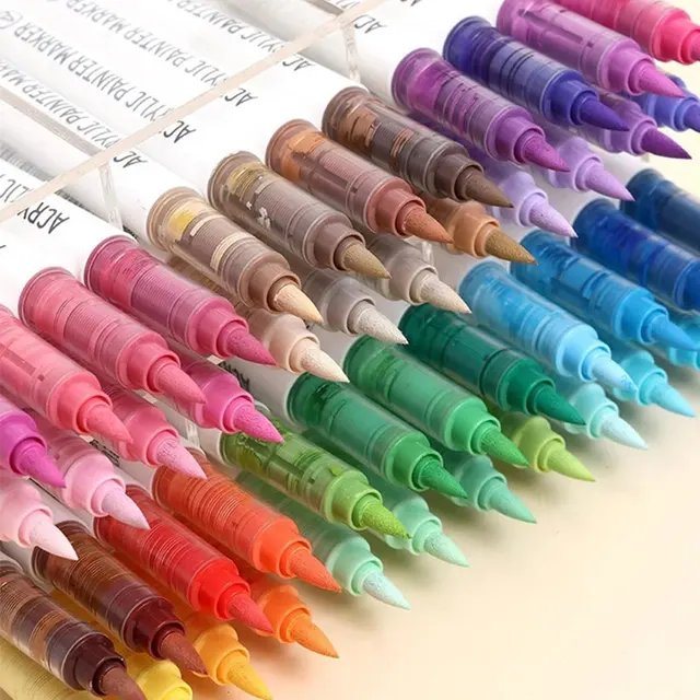 Languo 9pcs Acrylic Paint Marker Set 3