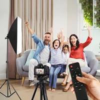 Camnoon Studio Photography Light kit Softbox Lighting Set with 85W 3000K-6000K Bi-color Temperature LED Light * 1 + 50x70cm Soft - Image 6