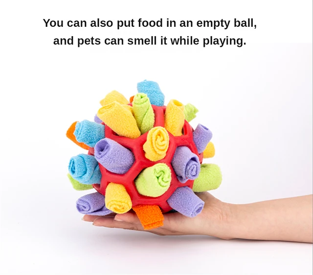 Interactive Dog Puzzle Toys Dog Sniffing Ball Slow Feeder Training  Educational Toy Encourage Natural Foraging Portable Dog Toys - AliExpress