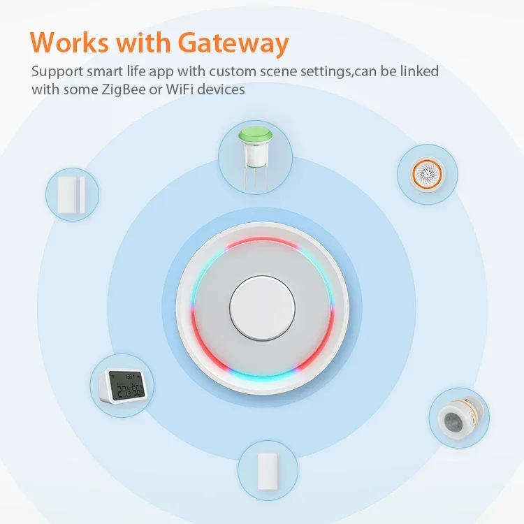 Tuya Smart Zigbee Soil Temperature And Humidity Monitor Sensor Waterproof Thermo