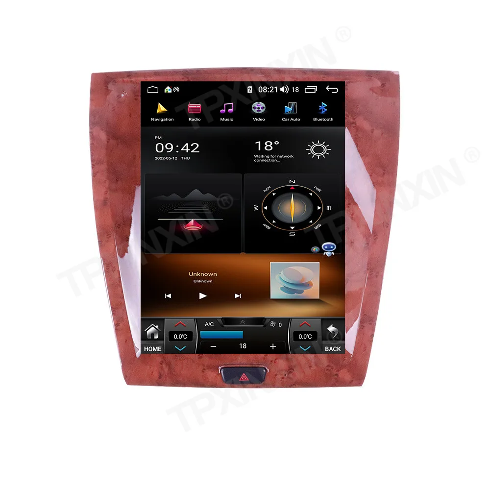 

Car GPS Navigation Radio 12.1 Inch Android 13 CarPlay For Jaguar XK XKR XKR-S 2007-2015 Multimedia Stereo Player QLED Head Unit