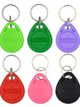  10pcs em4305 t5577 RFID 125khz Key Keyfobs Copy Rewritable Writable Rewrite Duplicate Tag Proximity ID Token Ring rfid cloner 