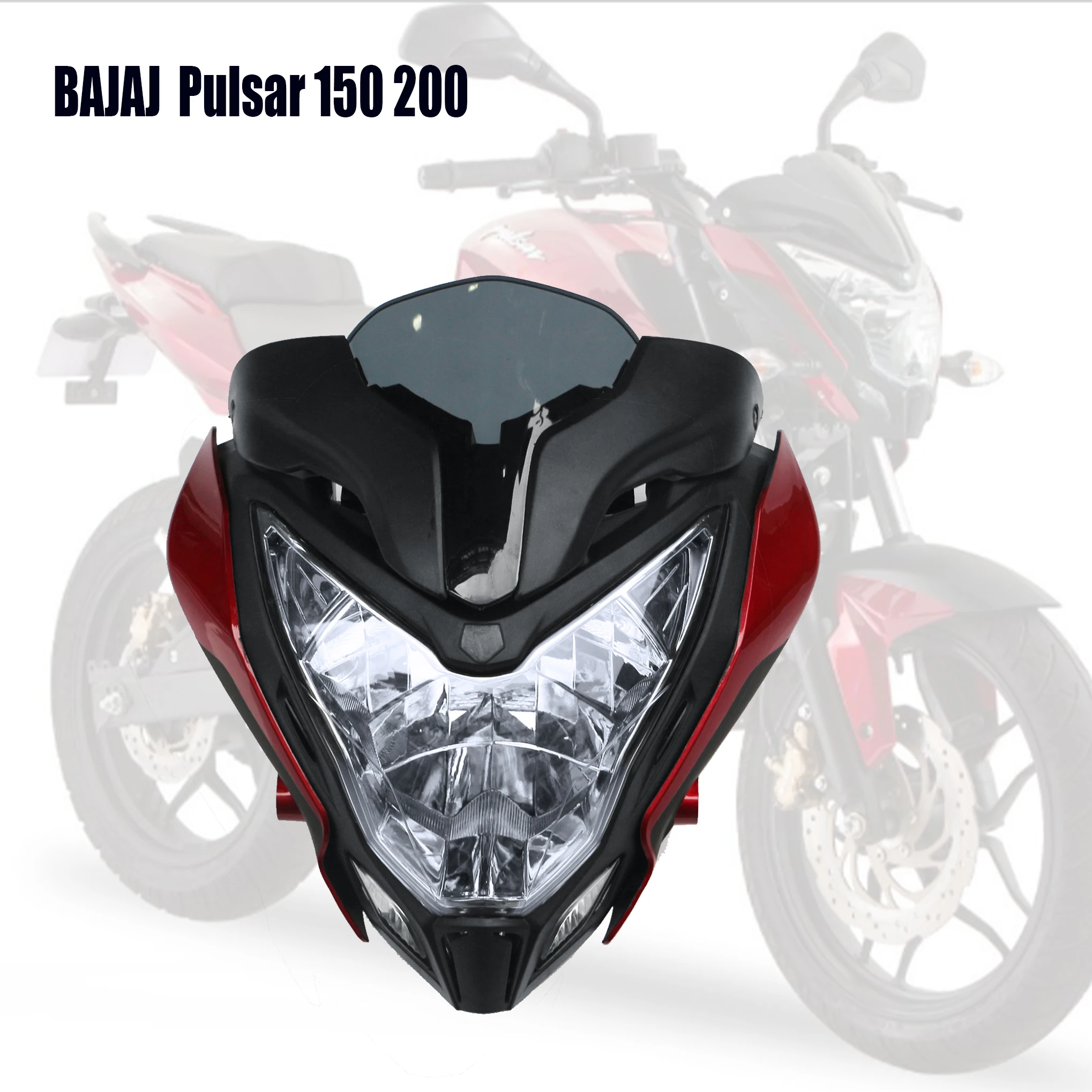 PULSAR150 PULSAR200 Front Headlight Headlamp Assembly For BAJAJ Pulsar