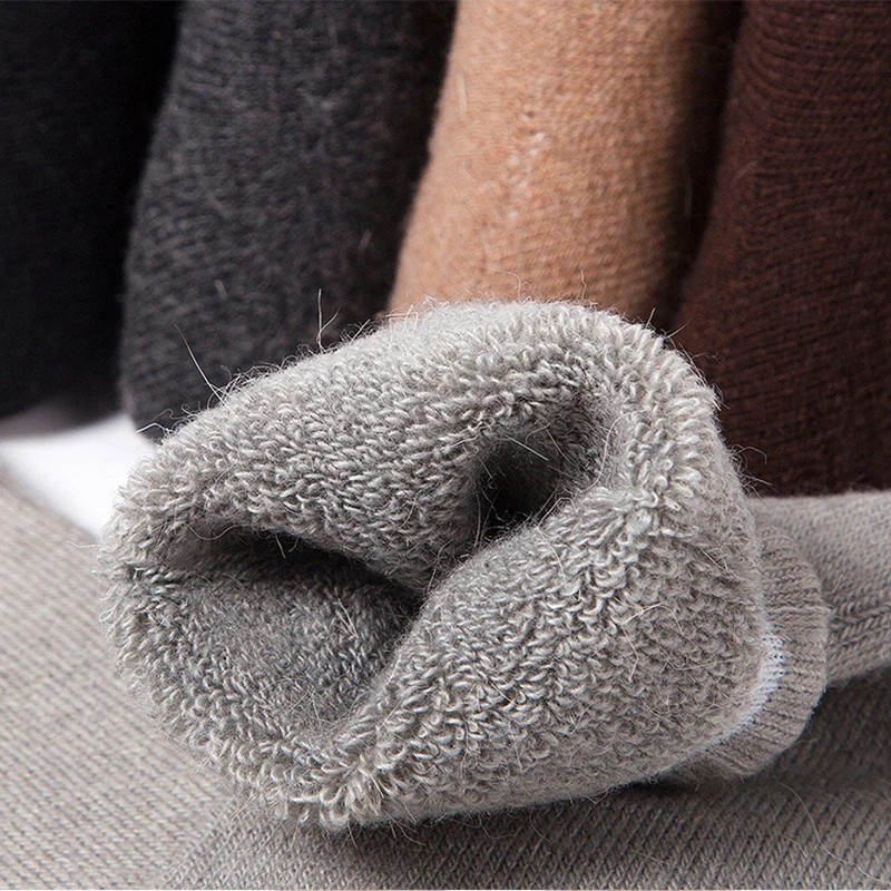 5 Pairs Of Women's High Quality Warm Cashmere Wool Socks 5