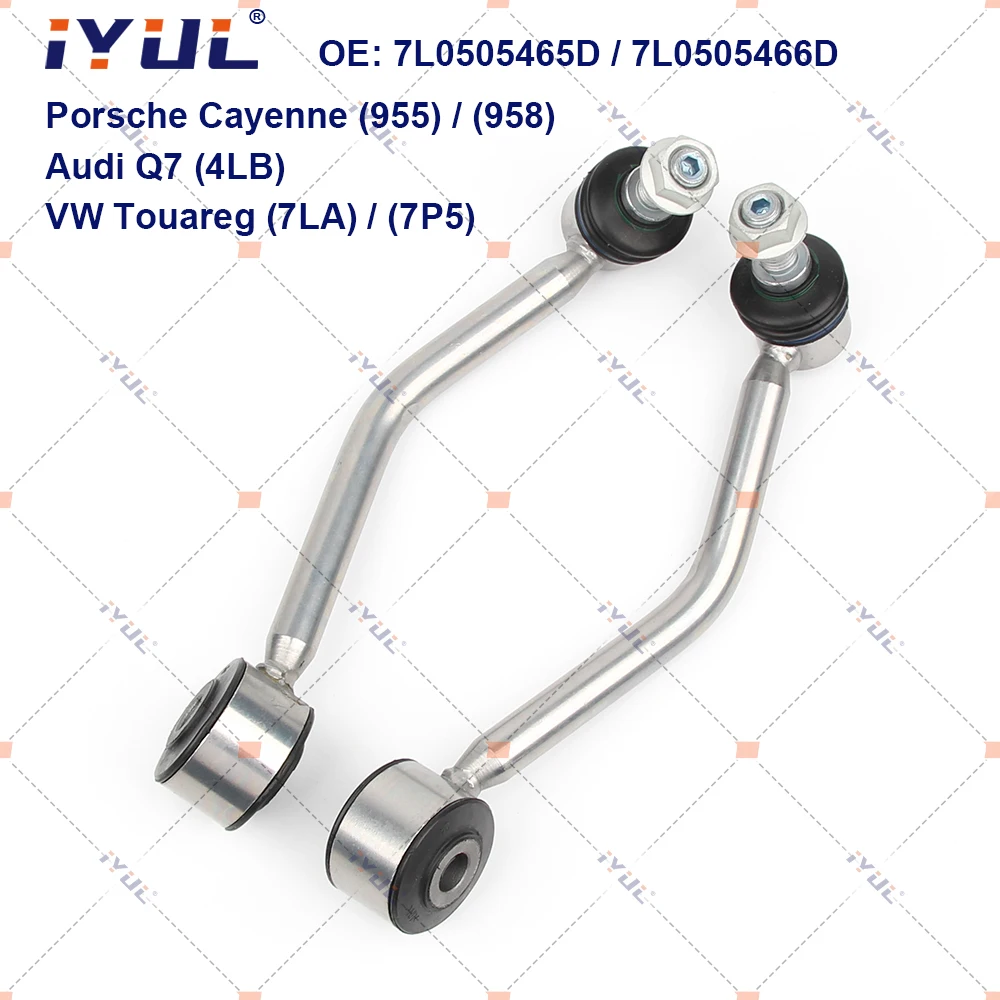 A Pair Rear Axle Sway Bar End Stabilizer Link Ball Joint For Porsche Cayenne 955 9PA 958 92A Volkswagen 7LA 7P5 Audi 7L0505466D