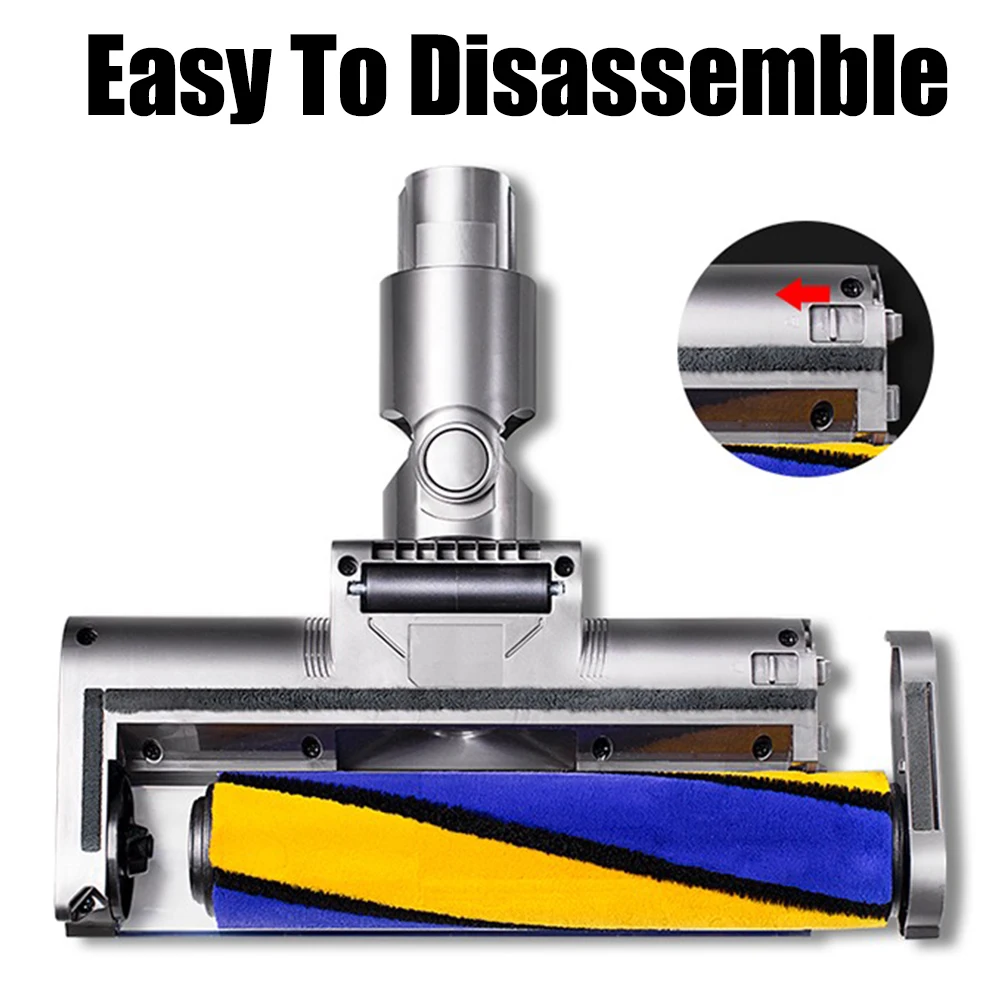 Vacuum Cleaner Nozzle For Dyson V7 V8 V10 V11 V15 Floor Nozzle Brush Head with LED Illuminates Hidden Dust Good for Hard Floors