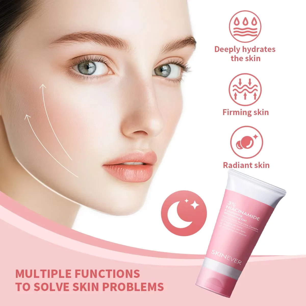 Niacinamide Facial Cleanser Exfoliator Deep Cleansing Moisturizing Nourishing Shrink Pores Oil-Control Brightening Skin Care 2