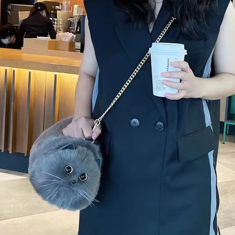 Cat Messenger Bag Women Cross bag versatile small cute fashionable autumn winter high-level design pet carrier bag pet bag shoulder messenger bag