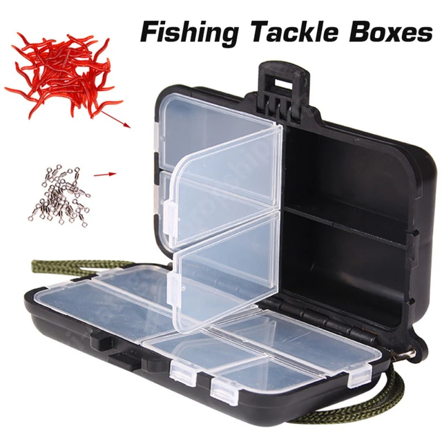 1-9 Compartments Fishing Box Portable Fishing Accessories Lure