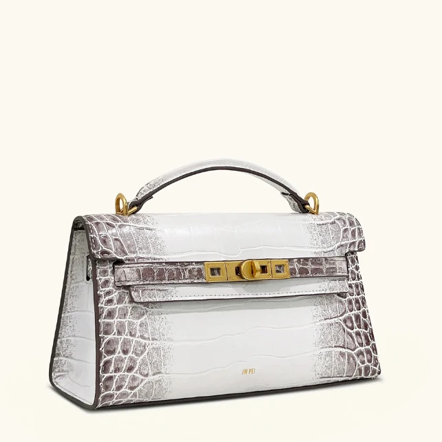 JW PEI Сумка с верхней ручкой из натуральной кожи с тиснением под крокодила Сумка через плечо для женщин Новые роскошные дизайнерские сумки