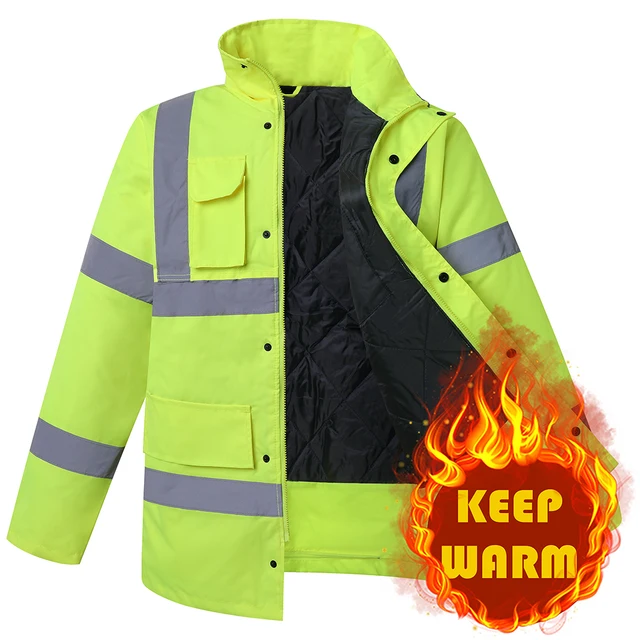 Men's Hi Vis Winter Safety