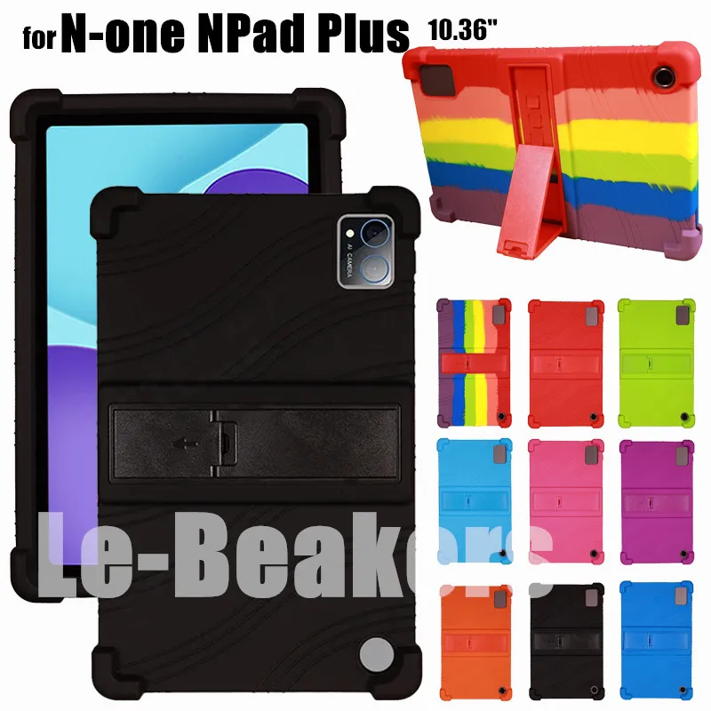 Soft Silicone Capa Protetora com Suporte para N-one Pad Plus Tab 10.36 Tablet Case Super Shockproof Capa