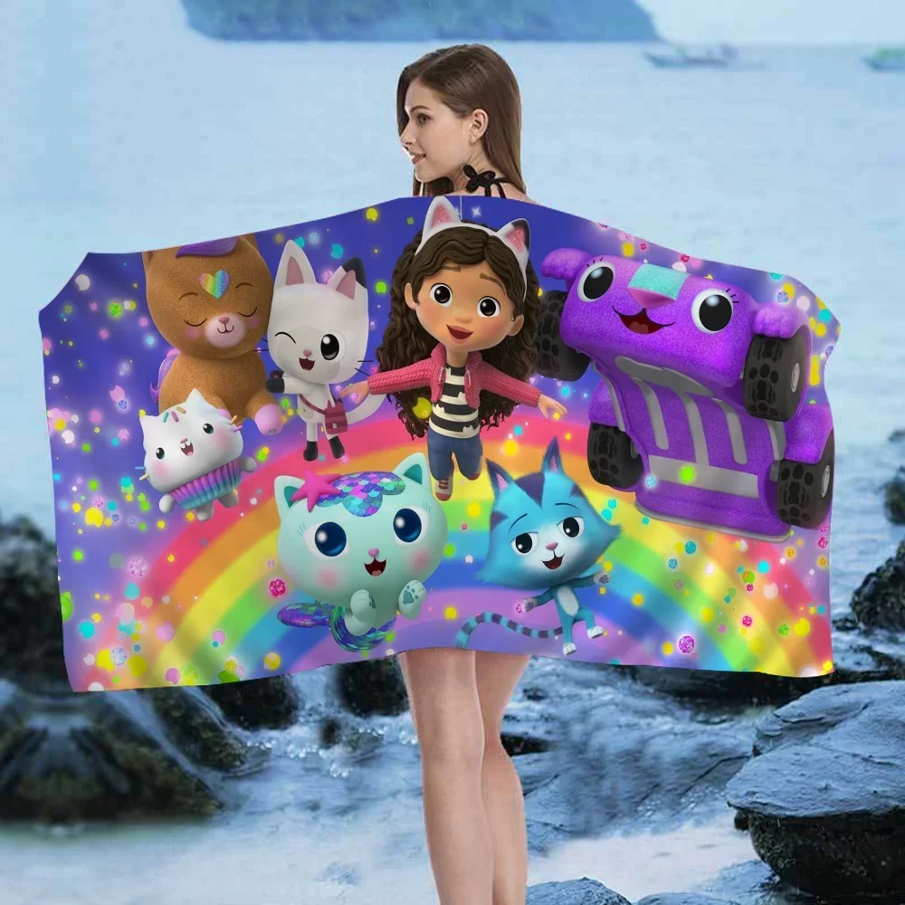 Gabbys Dollhouse Big Microfiber Beach Towels Quick Dry Towel Sand Beach Towels Pool Towel For Travel Swim Pool Yoga 3