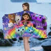Gabbys Dollhouse Big Microfiber Beach Towels Quick Dry Towel Sand Beach Towels Pool Towel For Travel Swim Pool Yoga 3