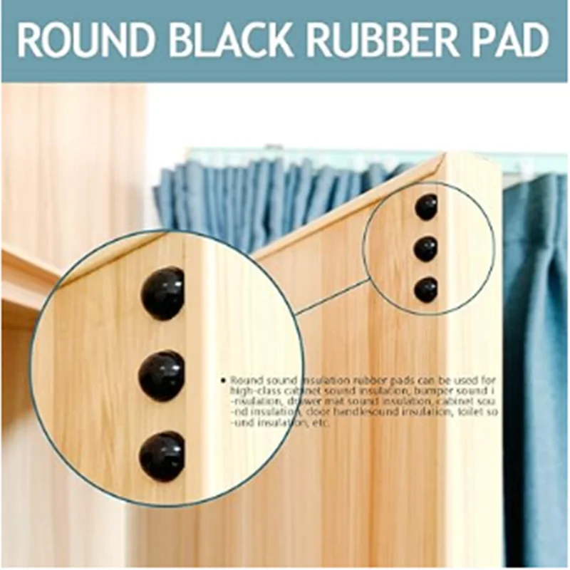 3M Self Adhesive Round/Flat Silicone Rubber Bumpers Anti Slip Shock Absorber Feet Pads Damper silicone rubber bumpers