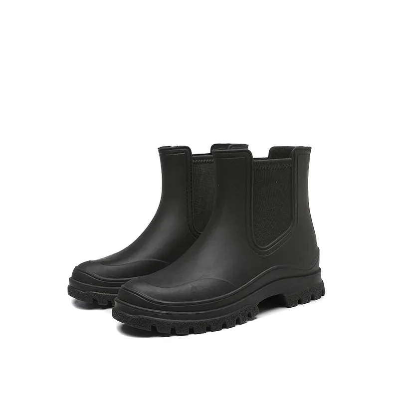 2023 Winter Fleece Warm Women's Boots New Comfortable Platform Waterproof Rain Boots Lightweight Non-slip Snow Boots Female