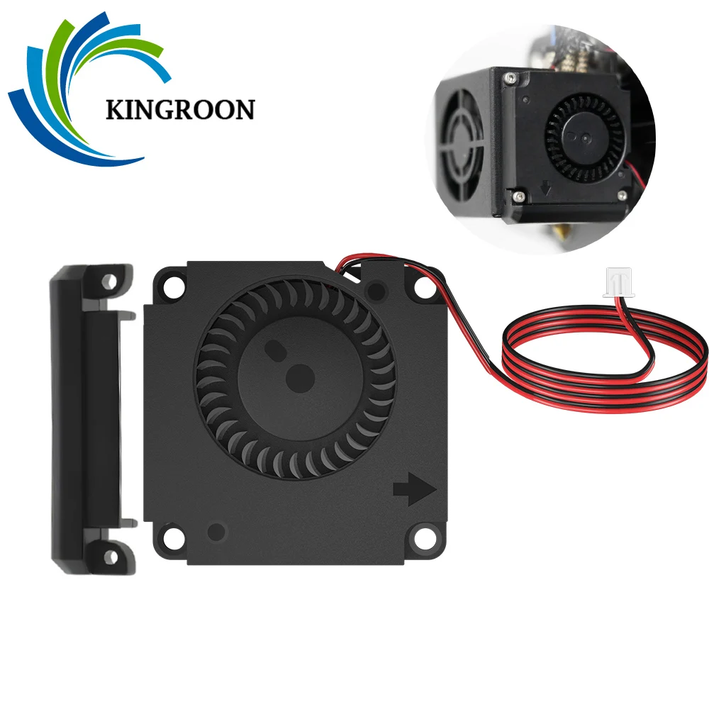 KINGROON DC 5V 12V 24V Turbo Radial Fans 3D Printer Blower 4010 Cooling Fan Exhaust Fan for Ender 3 CR10 Computer CPU Cooler