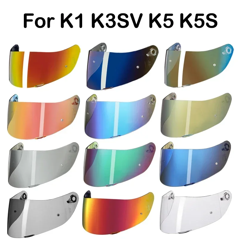 

For AGV K5 K5S K5-S K3SV K1 K1S Compact ST Motorcycle Helmet Visor Lens Shield Glasses Full face Pin Accesorios Para Moto Casque