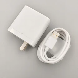 80W Supervooc Charger with Fast Charging Adapter and USB Type - C Cable - US Add Cable