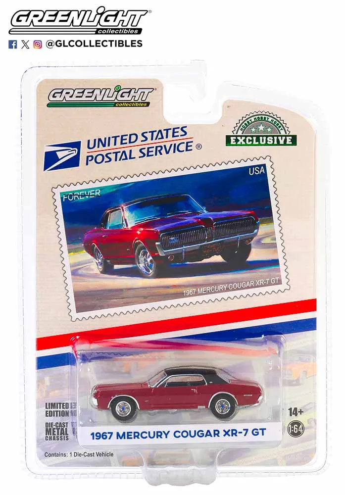 

GREENLIGHT 1:64 1967 Mercury Cougar XR-7 GT 30371 коллекция литых под давлением моделей автомобилей, украшение в подарок