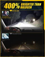 Katur 2x H7 LED Bulb 22000LM 120W 1:1 Mini Size Head Lamp Wireless Super Bright 6000K White H7 Headlight Fog Light DRL - Image 4