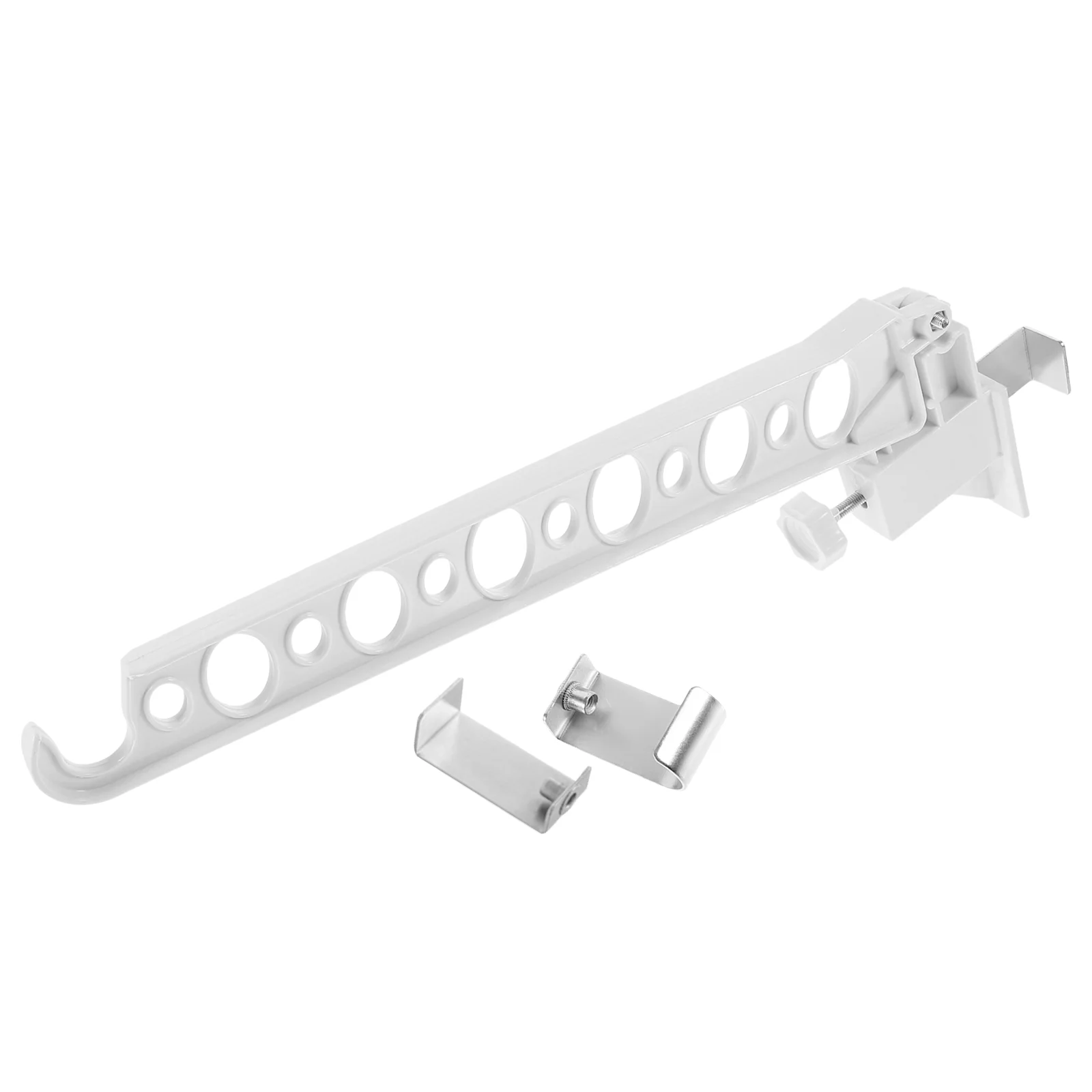 

Punch-free Clothing Rack Window Frame Multi-hole Clothes Hanger Drying Rack