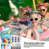 Summer Pool Toys Beach Pool Party Favors Water Sports Play Pool Diving & Beach Fun Birthday Decorations 60-Piece Set In Bright 2