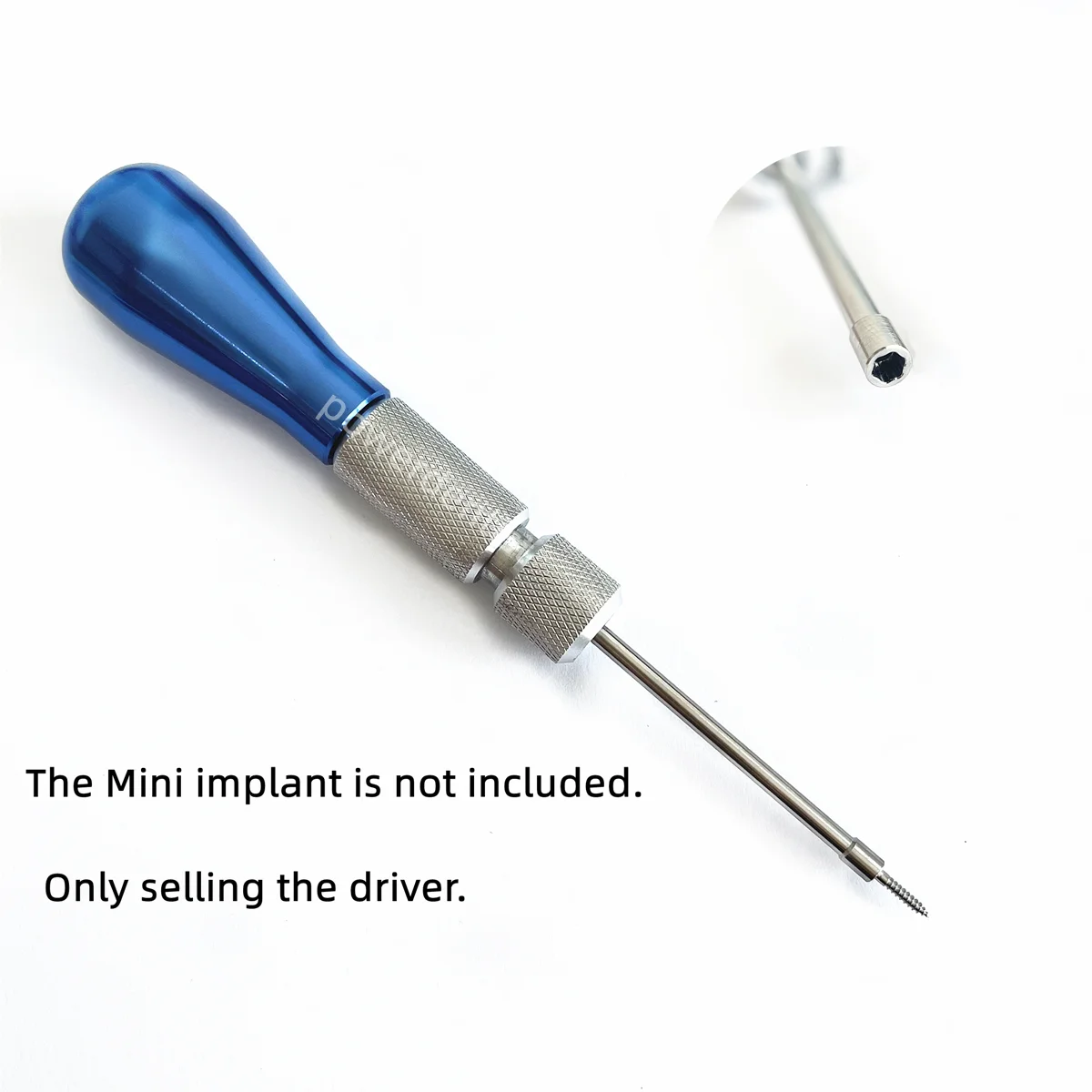 

Dental Mini Screw Implants Orthodontic Bone Anchor Micro Screwdriver Blue