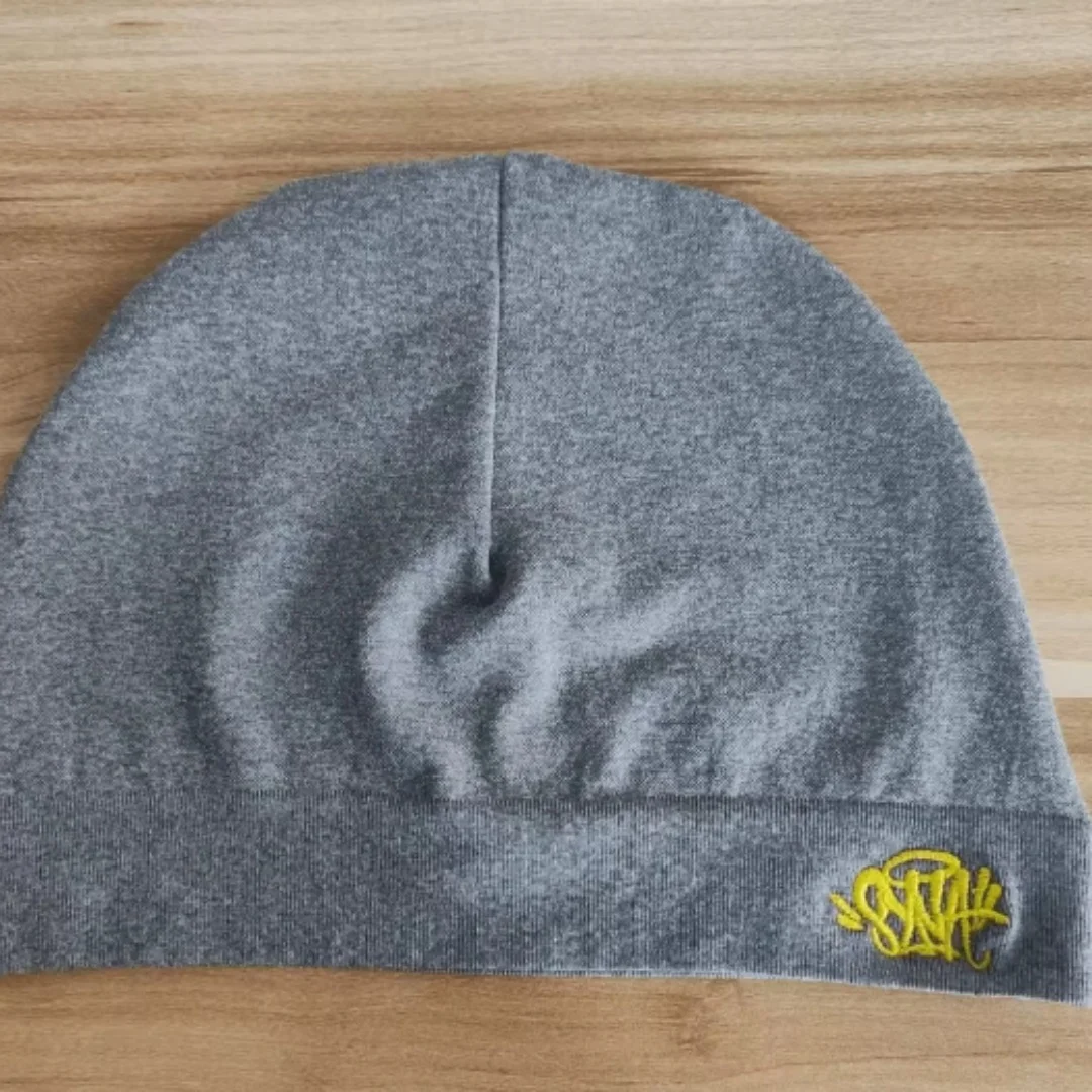 SynaWorld Skull Beanie 2024 New Knitting Syna Beanie Hat Men