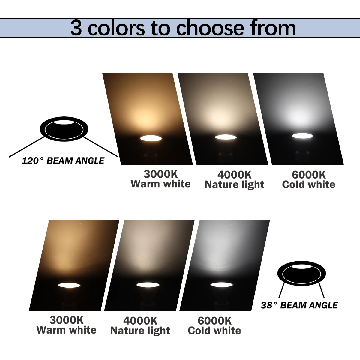 1/4/6/8/10pcs LED 스팟 GU10 전구 110V 220V 차가운 빛 5W7W9W 좋은 색상 렌더링, 복도 및 거실에 적합