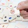 106pcs Israeli Mahjong Digital Mahjong Cards Rummy Classic Table Game Leisure Gathering Multiplayer Board Games Props 4