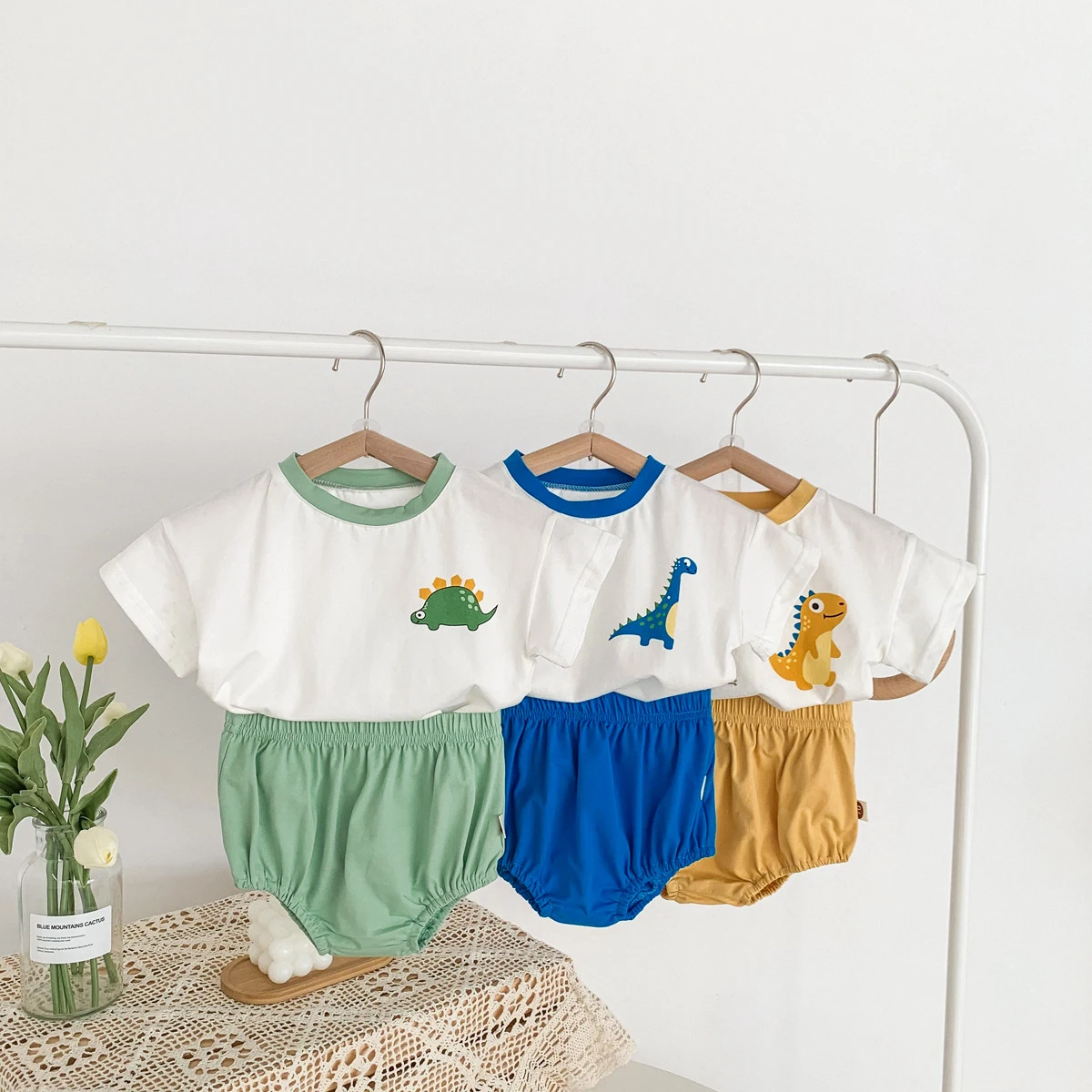 Baby Clothing Set best of sale Baby Clothing Summer Baby Boy Girl Short Sleeve T-Shirt + Shorts Two Piece Cotton Cute Baby Suit 2022 New Style Cartoon baby clothes penguin set