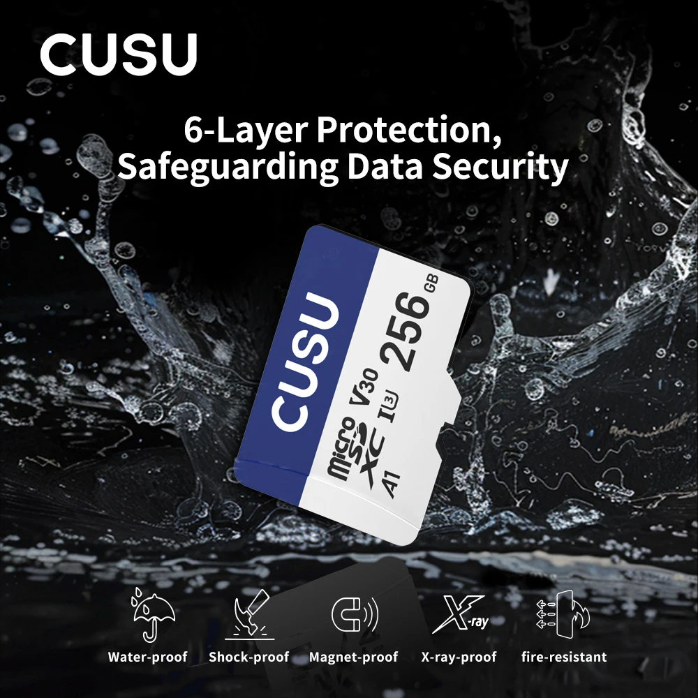 CUSU tf SD ī, 128G 256G ޸ ī,  A1 U3 C10 V30, ȭ ī޶  ķ PC º