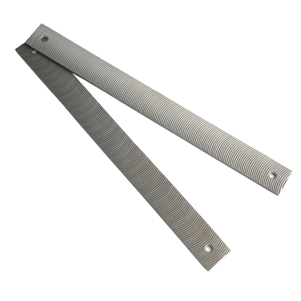 Feile Zähne Feile Heimwerkzeuge Karosserie gebogen Silber Stahl 1 PC 14 Zoll Feilenhalter Polierer Feilen für Sand flach Schön – Detail 11