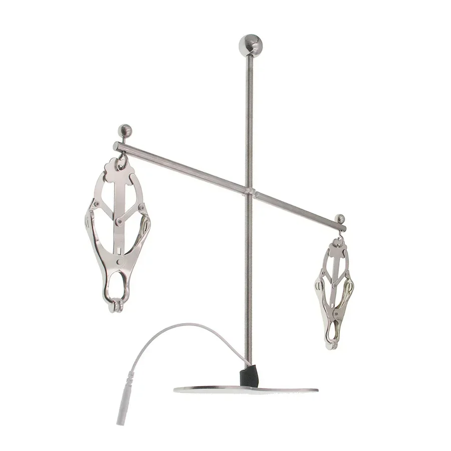 Adult Sex Toys For Women Couples Erotic Products BDSM Electric Shock Nipple Stimulator Labia Clips Electro Sex Nipple Clamps