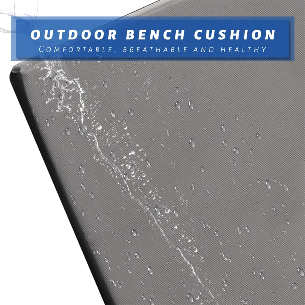 Waterproof Garden Chair Cushion Custom Sofa Backrest Pillow Back and Seat Cushion Set Chair Seat Pad Decor Bay Window Pad 2