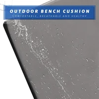 Waterproof Garden Chair Cushion Custom Sofa Backrest Pillow Back and Seat Cushion Set Chair Seat Pad Decor Bay Window Pad 2