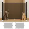 Gate for Cats Doorway Gates for Pets Safety Folding Mesh Animals Fence Childproofing for Kitten Bunny Toddler Kitchen Living