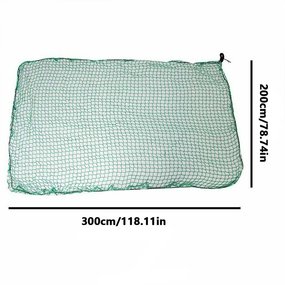 Filet De Chargement Polyéthylène 3x2 M - Pour Camion, Remorque, Toit De Voiture - Fixation Sécurisée Bagages