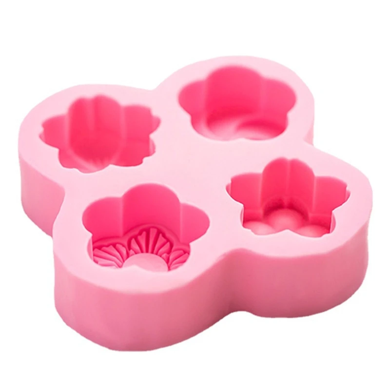 

Exquisite Flower Silicone Molds for Soaps Making Easy to Use Clean Durable M76D