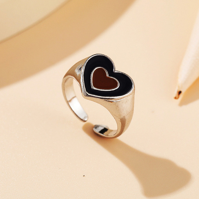 Women's Ring Open Knuckle Ring Creative Retro Star Moon Ring Old Ring Suitable as a Gift for Women Free Shipping